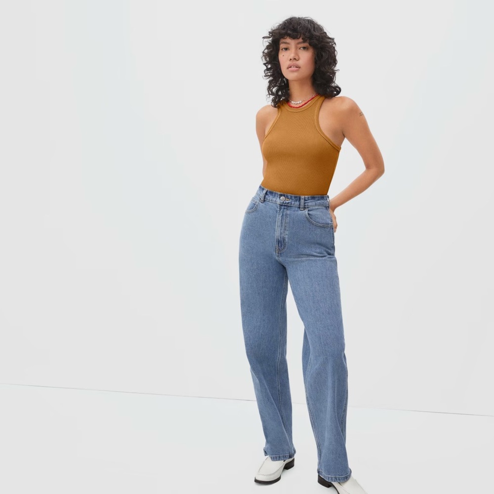 Everlane Ribbed Cutaway Tank